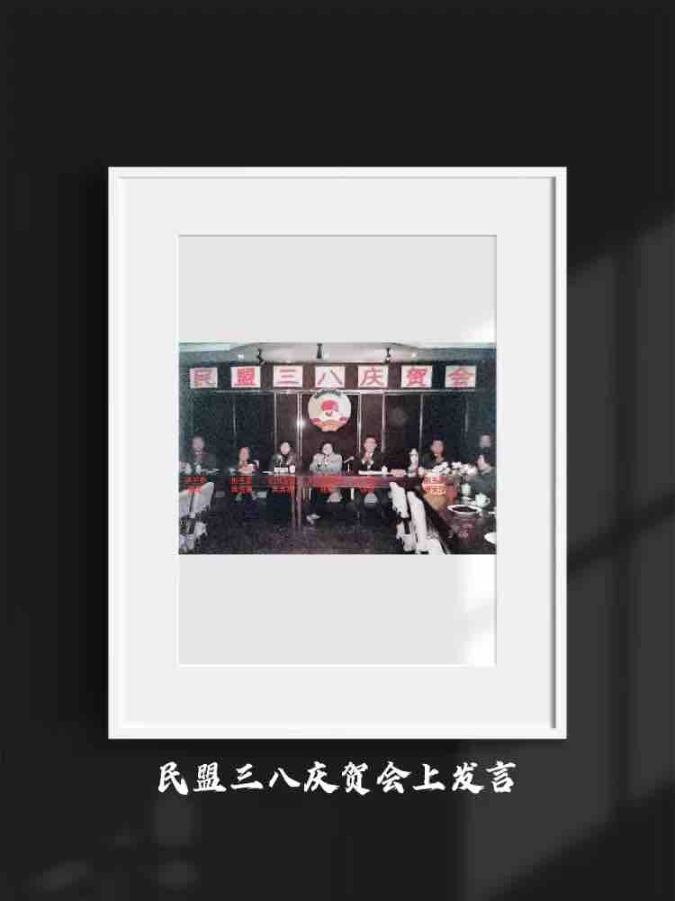 民盟三八庆贺会上发言